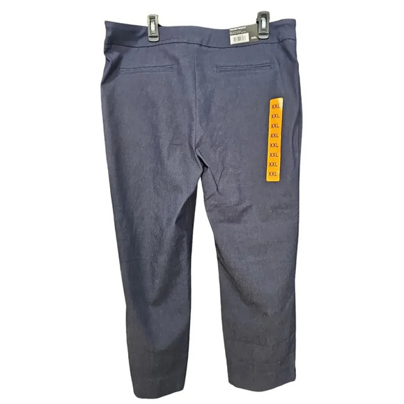 Hilary Radley Pull-On Ankle Pants Indigo Size XXL NWT - Picture 7 of 10